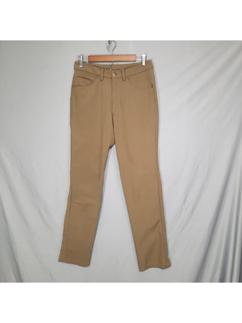 Lululemon ABC Pants Mens 28x34 Artifact Brown Classic Fit Casual Warpstreme